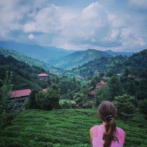 vue sur une vallée en Turquie