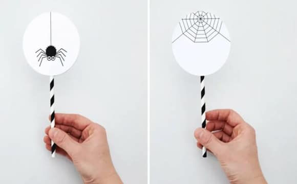 Tuto pour confectionner un thaumatrope.